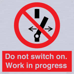 Do not switch on. Work in progress